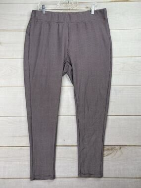 Maze Collection Stretch Pants Womens 3X Multi Houndstooth Pull On High Rise